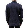 Pure Blue Japan Indigo Jacquard Patchwork Shirt
