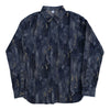 Pure Blue Japan Indigo Jacquard Boro Shirt