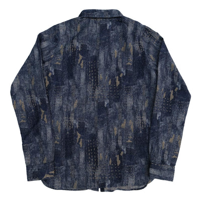 Pure Blue Japan Indigo Jacquard Boro Shirt