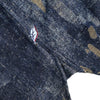 Pure Blue Japan Indigo Jacquard Boro Western Shirt