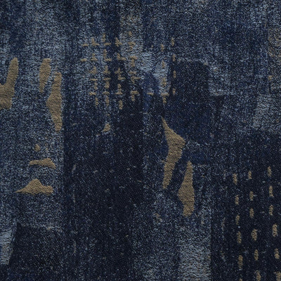 Pure Blue Japan Indigo Jacquard Boro Western Shirt