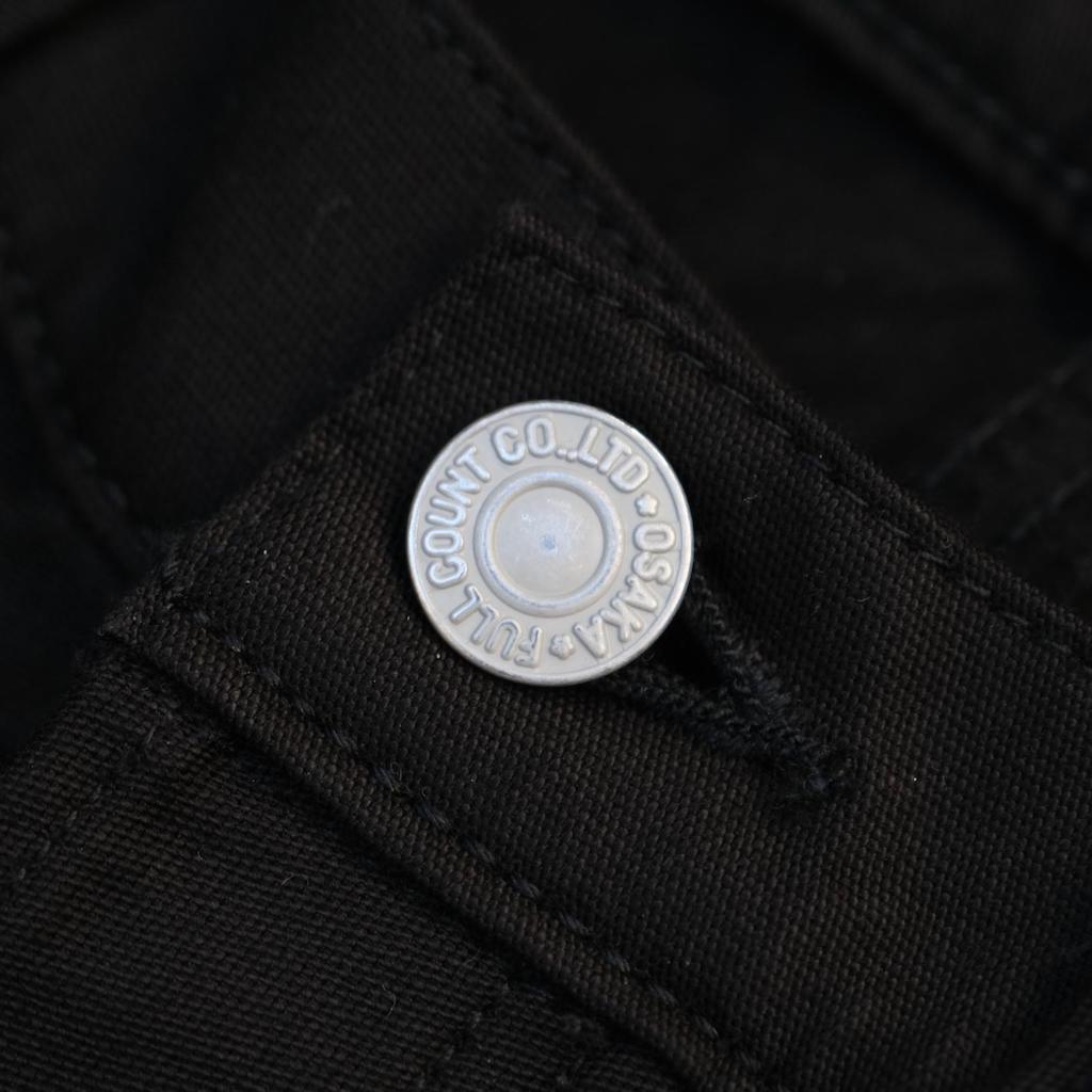 Fullcount Black Dobby Cloth Pants - Okayama Denim