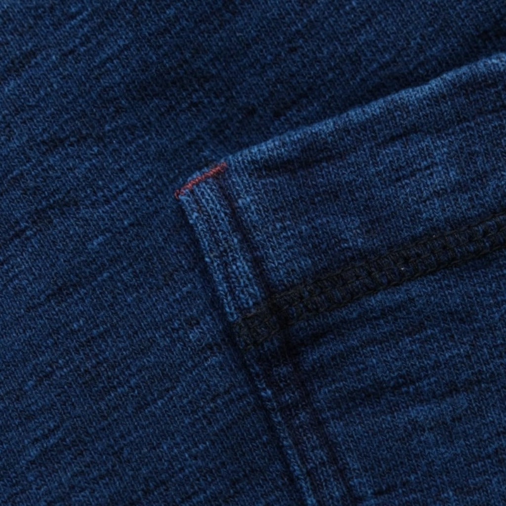 OD+LW Indigo Dyed Heather Slub Fleece Military Sweatpants