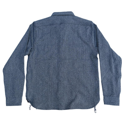 Samurai Jeans SSS23-AM Natural Indigo Twisted Yarn Work Shirt