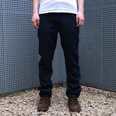 Studio D'Artisan Indigo Sashiko Pants (Slim Tapered)