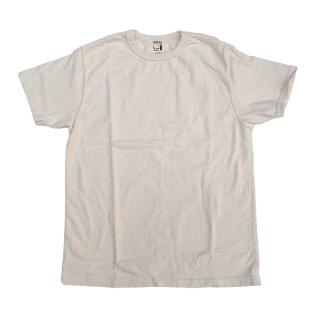 Samurai Jeans SJST-SC01 Organic Cotton Crewneck Tee (Natural)