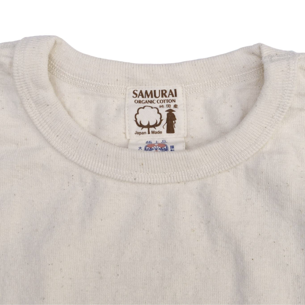 Samurai Jeans SJST-SC01 Organic Cotton Crewneck Tee (Natural)