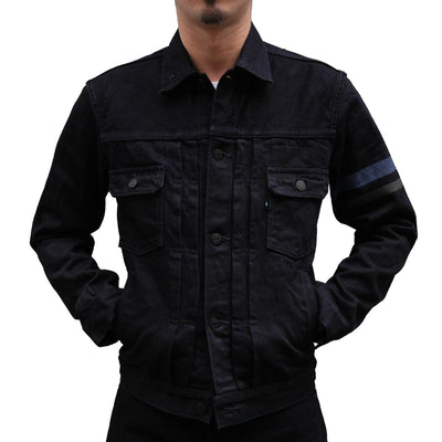 Momotaro 2105IBSP-3 Indigo x Black Type II Selvedge Jacket