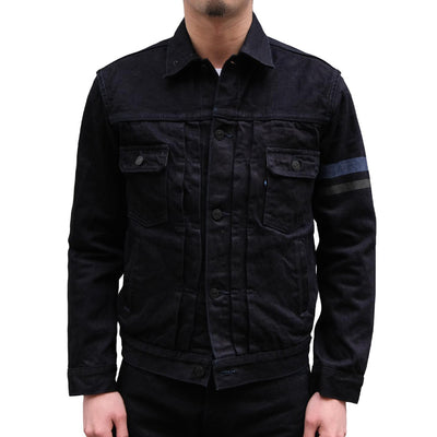 Momotaro 2105IBSP-3 Indigo x Black Type II Selvedge Jacket