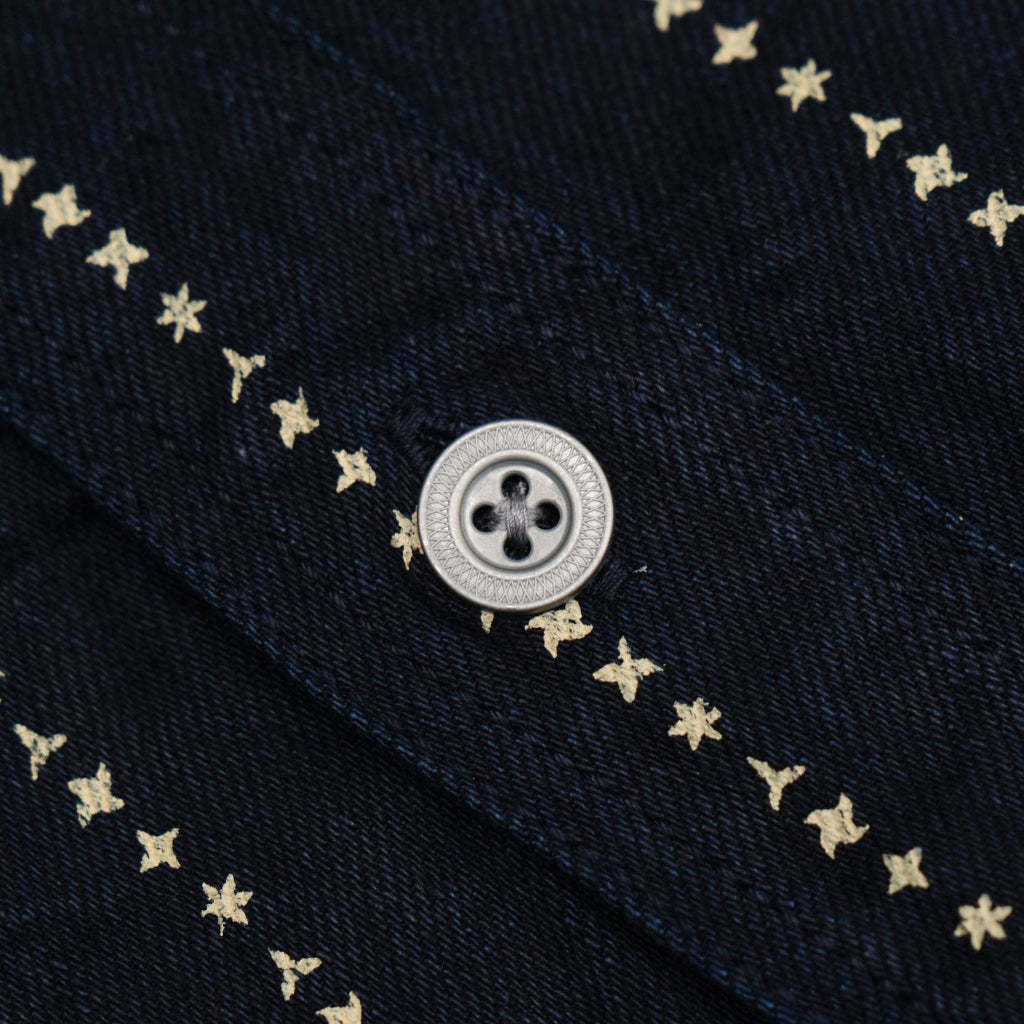 Samurai Jeans SSS-SHR01 Indigo x Black 