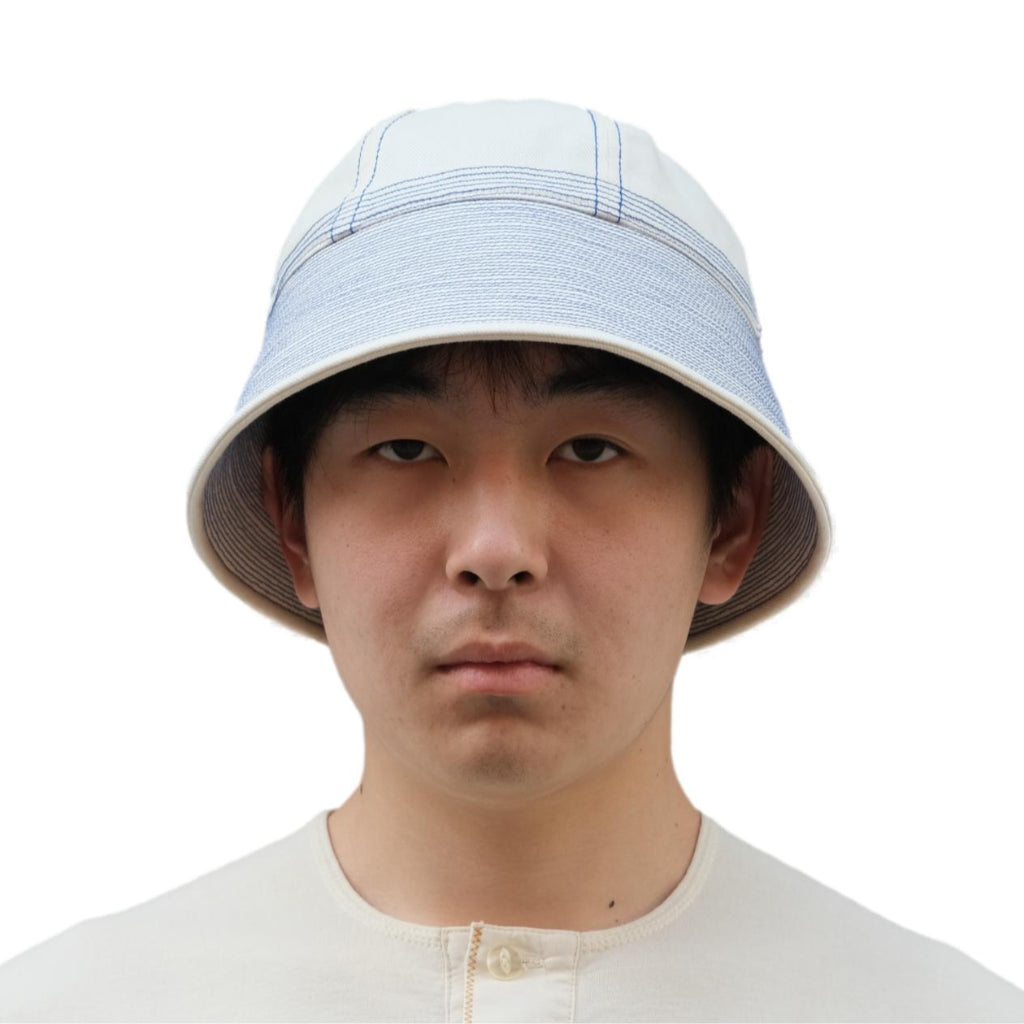 The Factory Made Stitch Sailor Hat Okayama Denim
