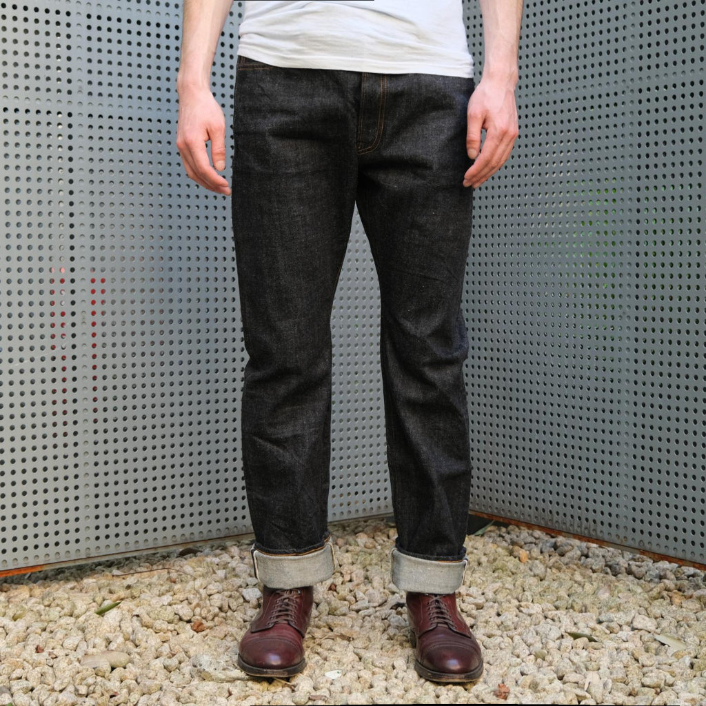 Big John 17oz. Heavy Gauge Selvedge Jeans (Slim Tapered Big John 17oz. Heavy Gauge Selvedge Jeans (Slim Tapered