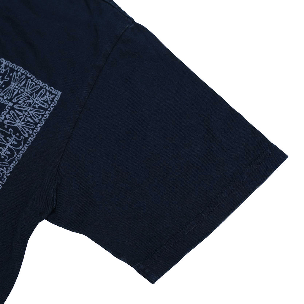 【MODERNIF】Ender Dangara Open Collar Tee WDIRARA Men's Floral Lace Mesh Fringe Hem Shirts Scoop Neck