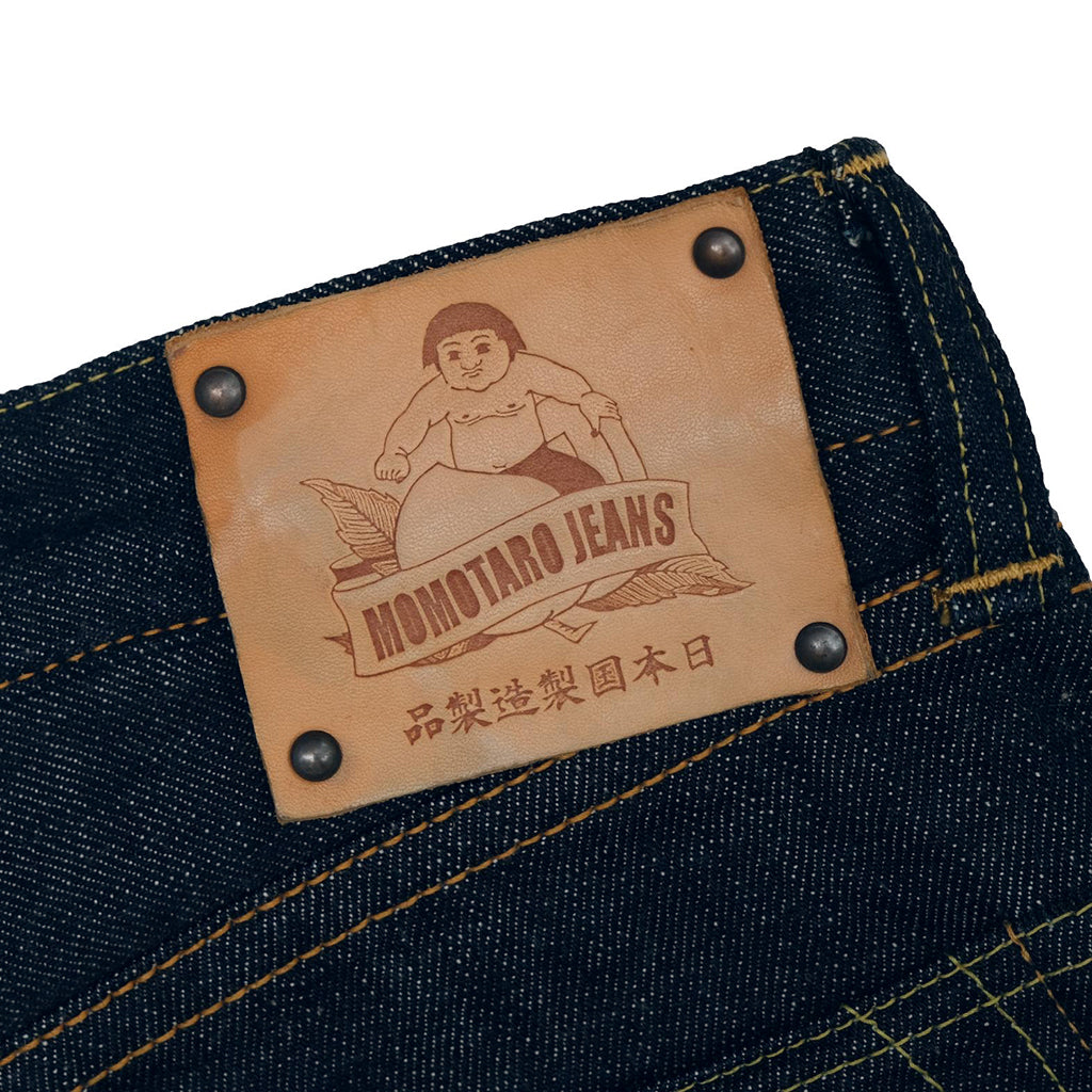 Momotaro Indigo x Black Selvedge Jeans (Narrow Tapered