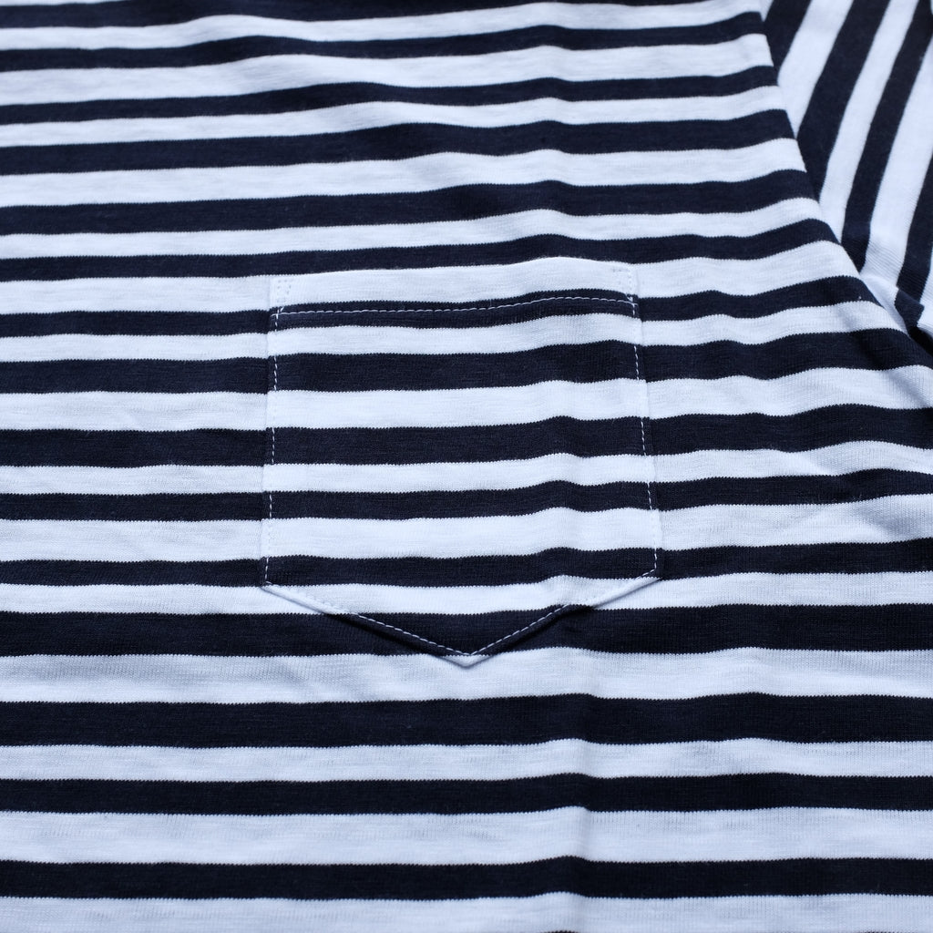 トップス   jeans border long t-shirt TOPS
