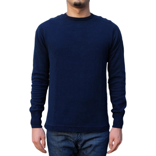 OD+LW Twill Face Indigo Dyed Crewneck L/S Tee