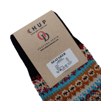 OD+Chup Socks Seafarer - Okayama Denim Accessories - Selvedge