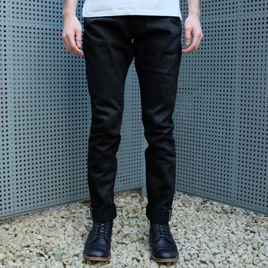 OD+SJ 17oz. "Kuro" Black x Black Selvedge Jeans (Comfort Tapered)