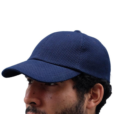 OD+SDA "Kasezome" Indigo Sashiko Selvedge 6-panel Baseball Cap - Okayama Denim Accessories - Selvedge