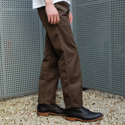 Momotaro High Count West Point Work Pants (Olive) - Okayama Denim Pants - Selvedge