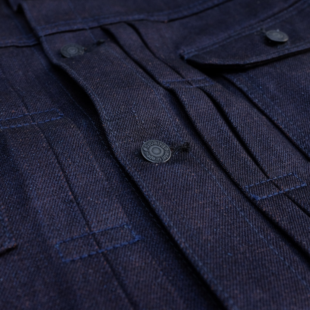 OD+PBJ 18oz. "Kakishibu" Type II Selvedge Jacket - Okayama Denim Jacket - Selvedge