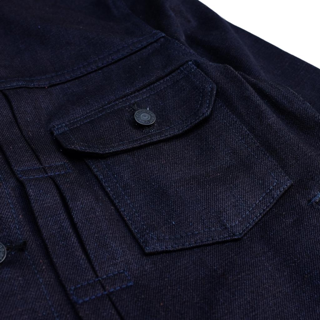 OD+PBJ 18oz. "Kakishibu" Type II Selvedge Jacket - Okayama Denim Jacket - Selvedge