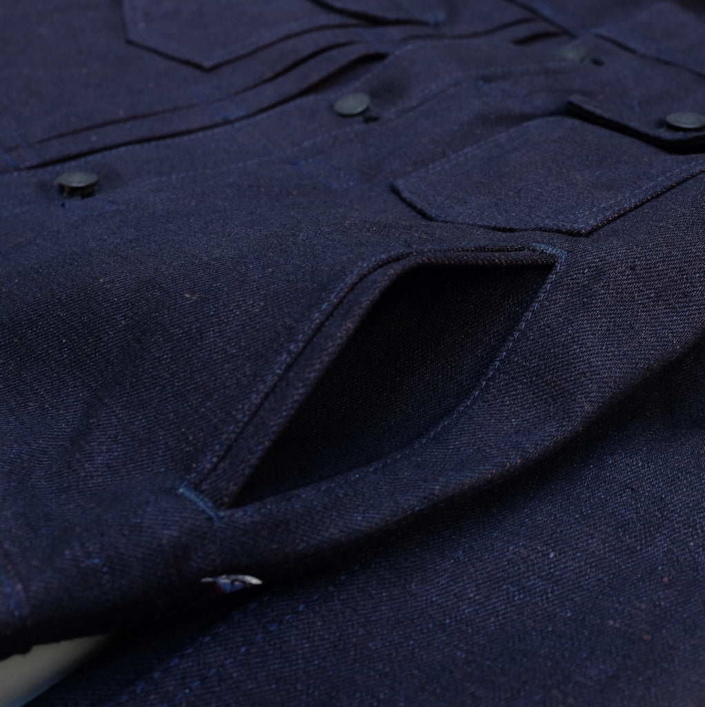 OD+PBJ 18oz. "Kakishibu" Type II Selvedge Jacket - Okayama Denim Jacket - Selvedge