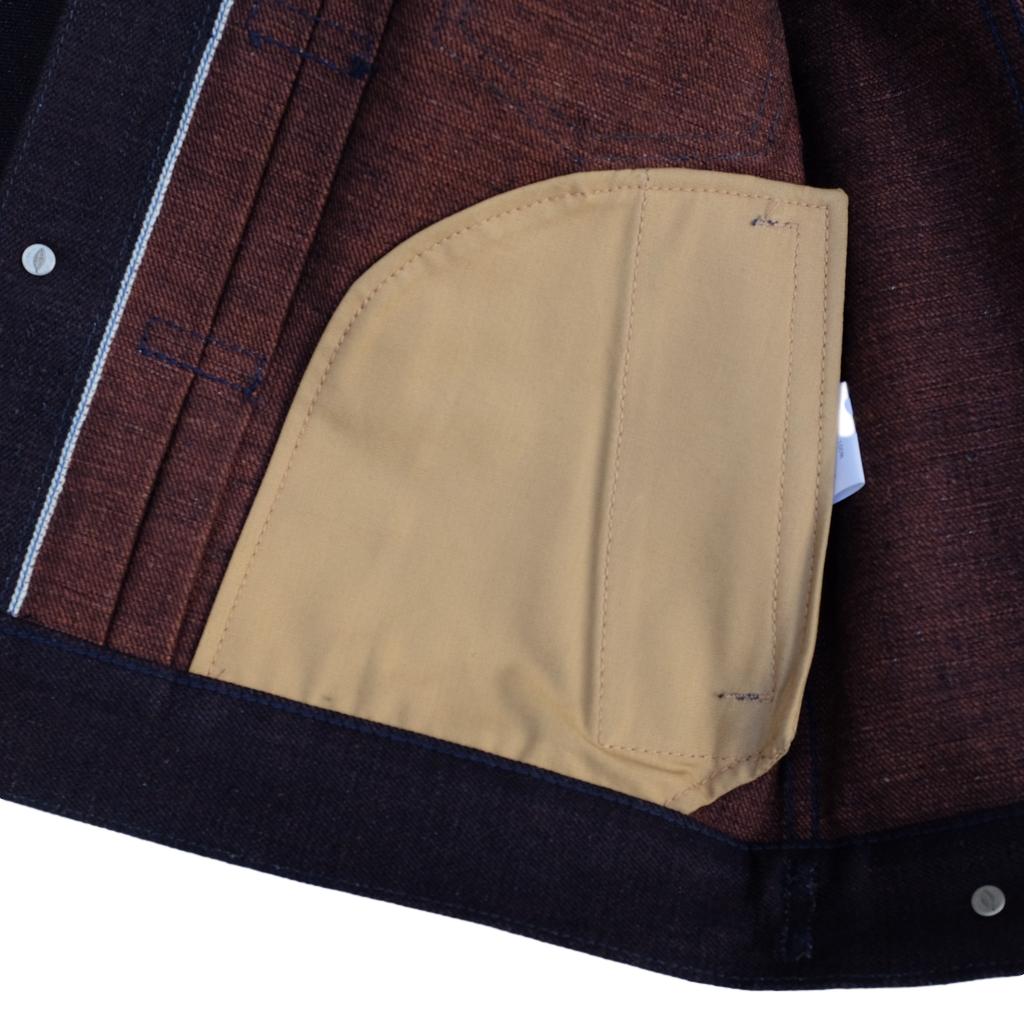 OD+PBJ 18oz. "Kakishibu" Type II Selvedge Jacket - Okayama Denim Jacket - Selvedge