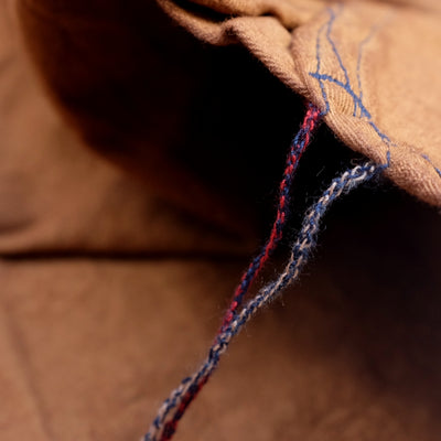 OD+MJ Kakishibu Dyed Jacquard Crest Shirt - Okayama Denim Shirt - Selvedge