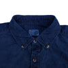 OD+MJ Indigo Dyed Jacquard Crest Shirt - Okayama Denim Shirt - Selvedge