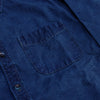 OD+MJ Indigo Dyed Jacquard Crest Shirt - Okayama Denim Shirt - Selvedge