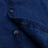 OD+MJ Indigo Dyed Jacquard Crest Shirt - Okayama Denim Shirt - Selvedge