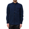 OD+MJ Indigo Dyed Jacquard Crest Shirt - Okayama Denim Shirt - Selvedge