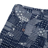 Japan Blue Indigo Patchwork Sashiko Shorts