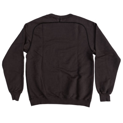 Loop & Weft Herringbone Pile Crewneck Sweatshirt (Black)