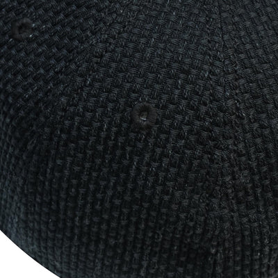 The Factory Made Sashiko 8-Panel Cap (Black)