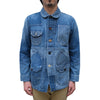 FDMTL "3 Year Wash" Indigo Patchwork Coverall