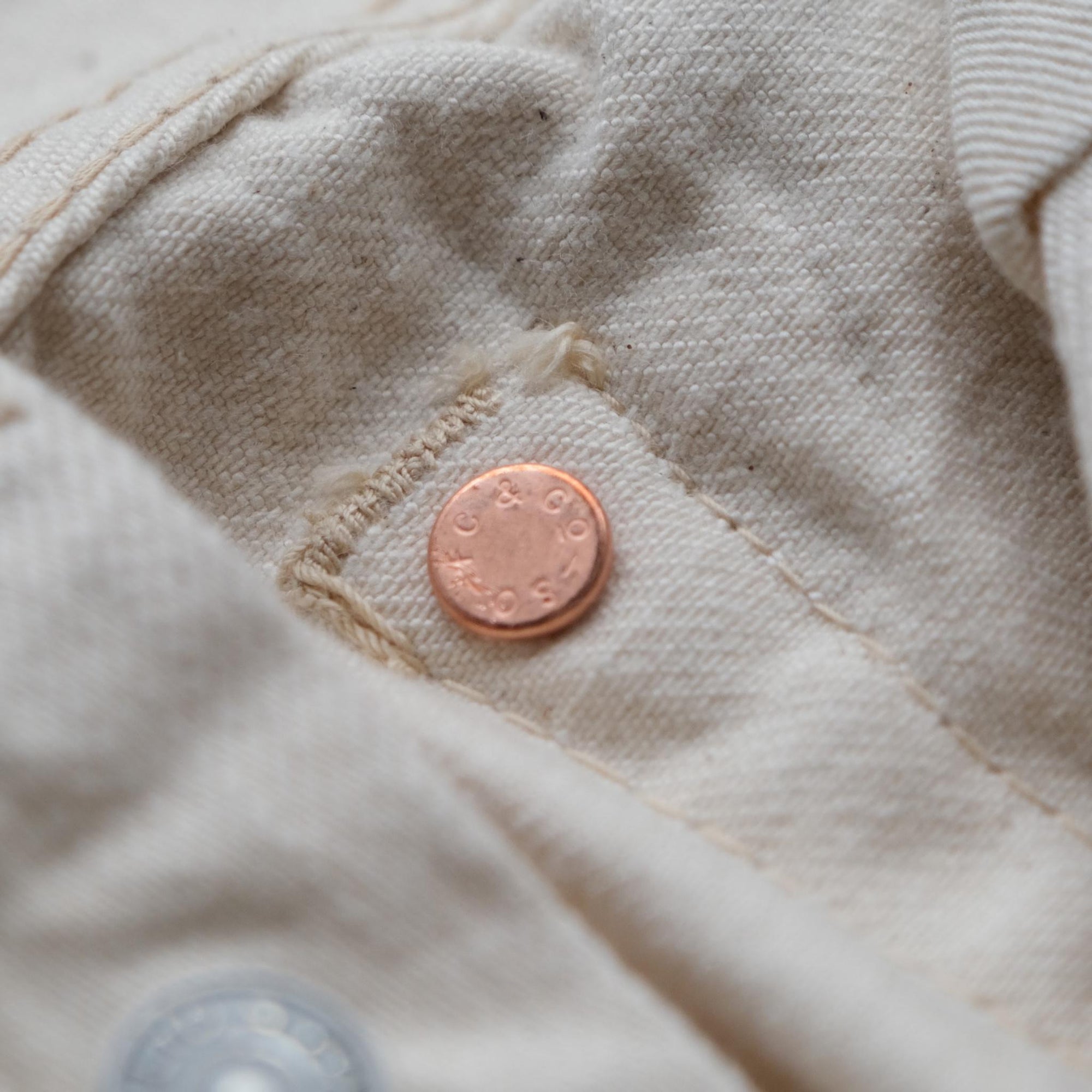 Fullcount 1108EC Ecru Selvedge Jeans (Slim Straight)