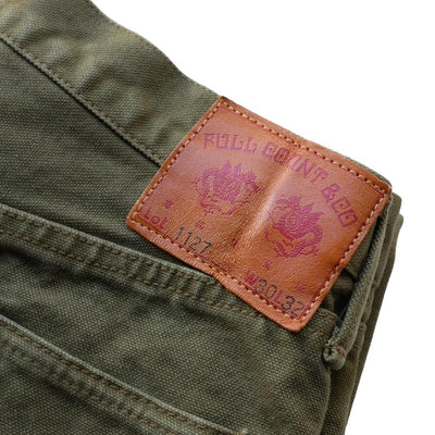 Fullcount Paraffin Canvas Pants (Olive)