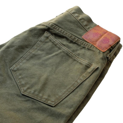 Fullcount Paraffin Canvas Pants (Olive)