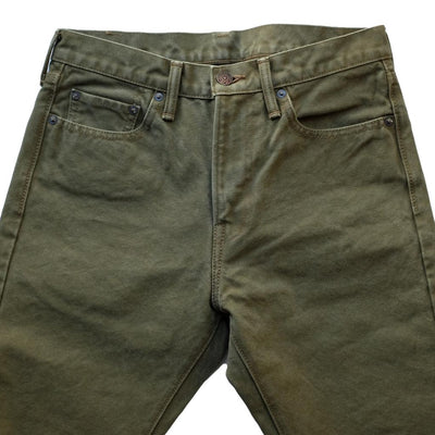 Fullcount Paraffin Canvas Pants (Olive)