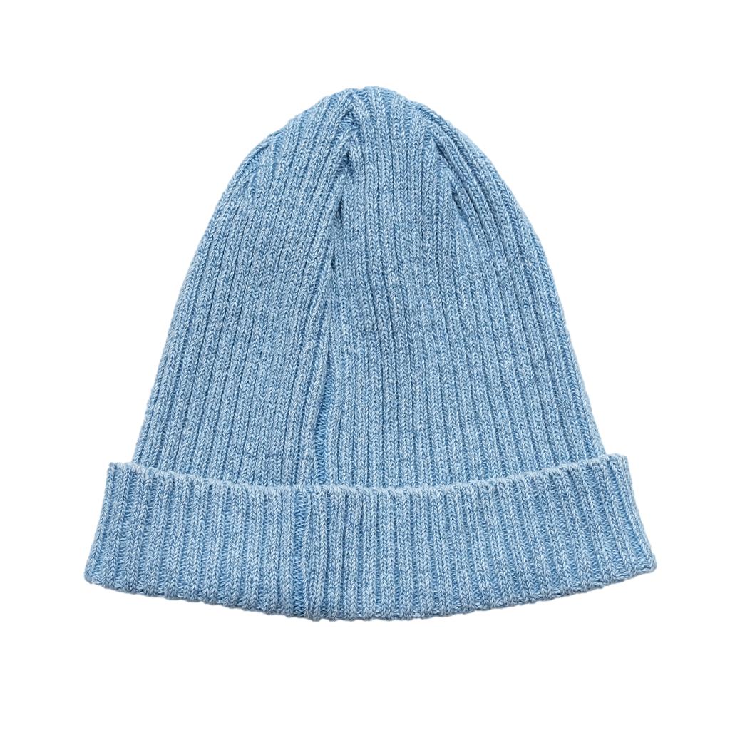 Fullcount Faded Indigo Dyed Beanie - Okayama Denim