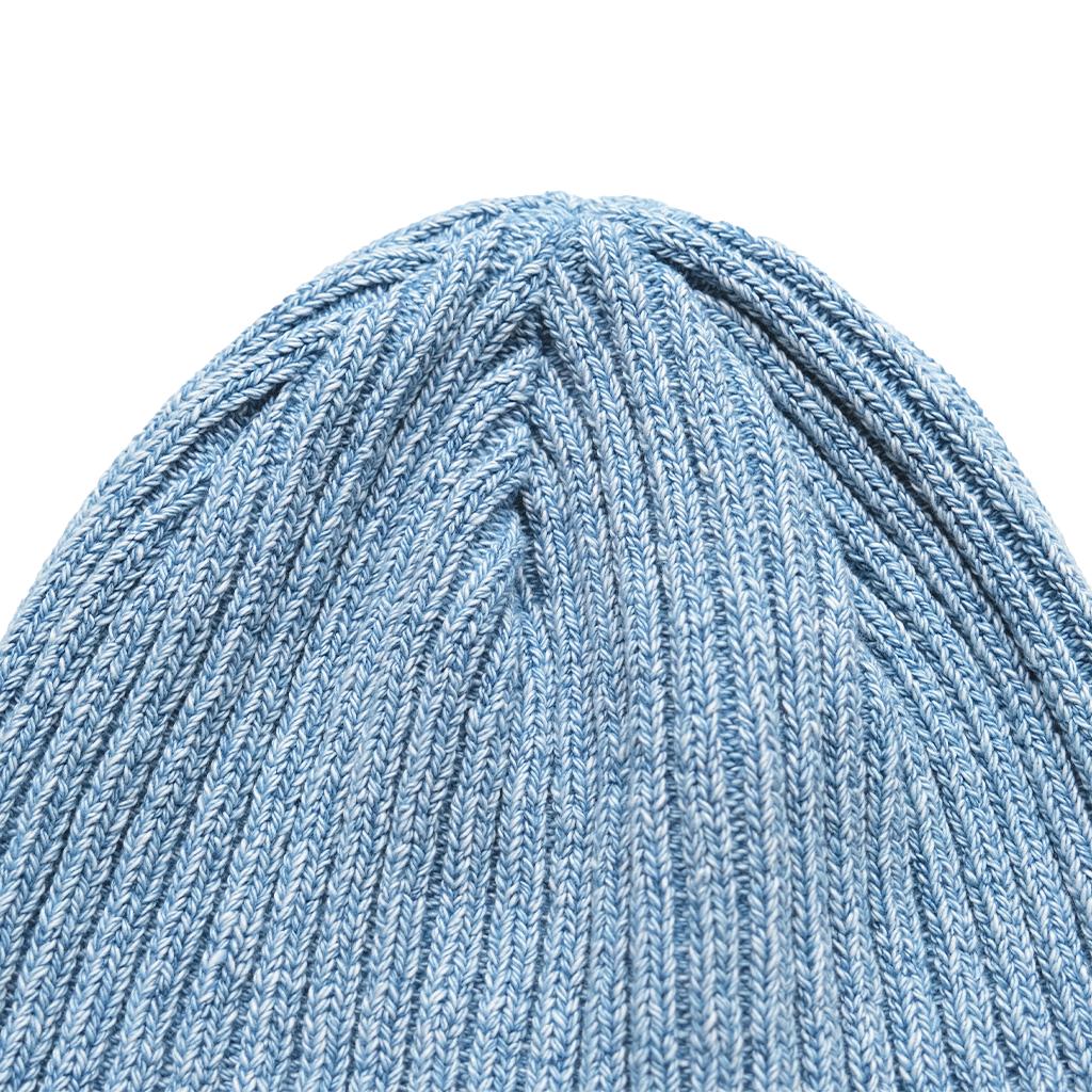Fullcount Faded Indigo Dyed Beanie - Okayama Denim
