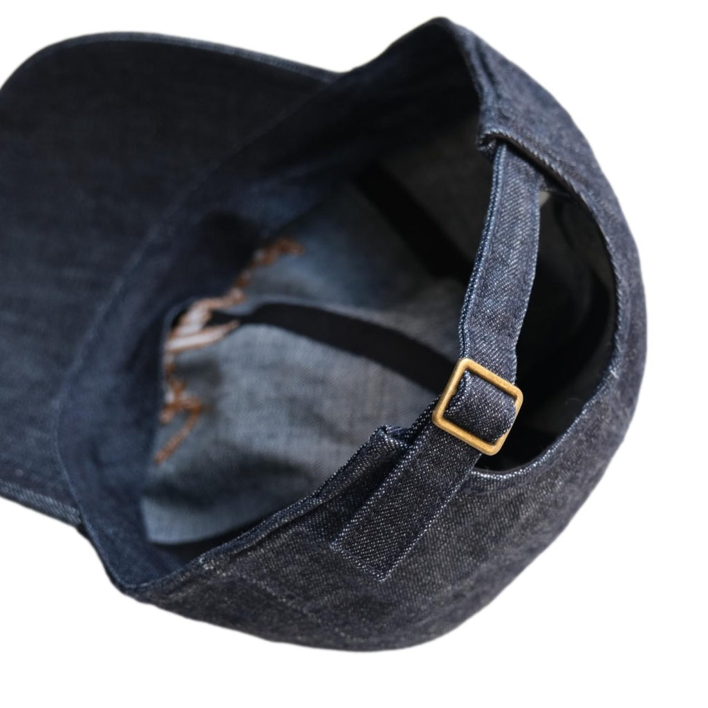 Fullcount Chain Embroidery Denim Baseball Cap