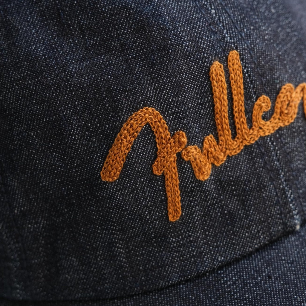 Fullcount Chain Embroidery Denim Baseball Cap