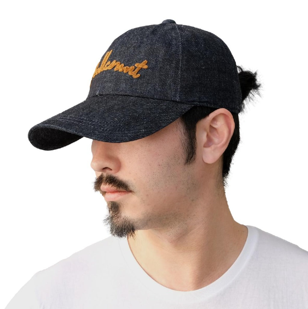 Fullcount Chain Embroidery Denim Baseball Cap - Okayama Denim