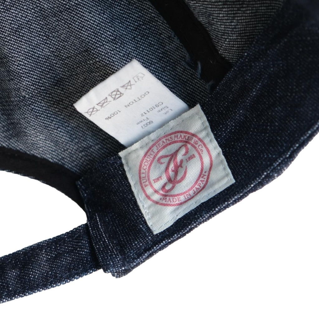 Fullcount Chain Embroidery Denim Baseball Cap