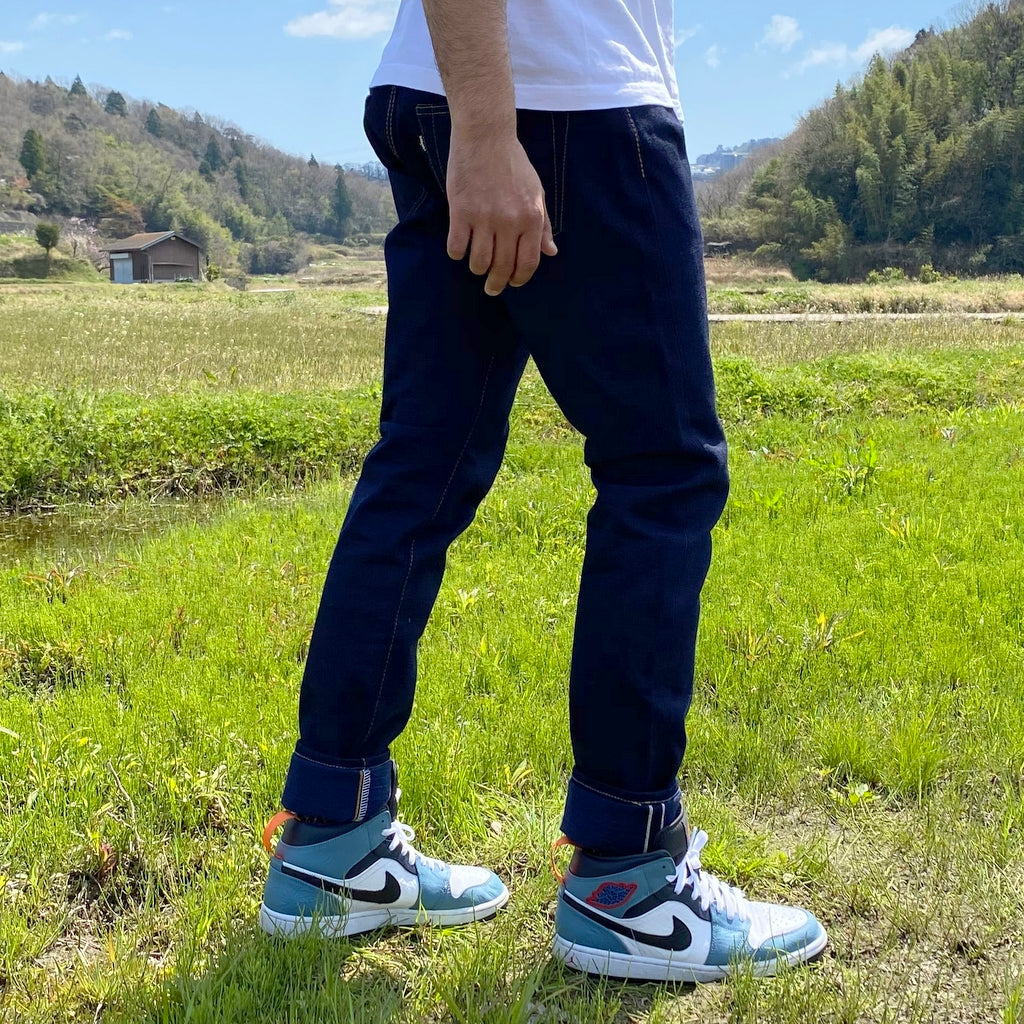 OD+SJ 17oz. "Wagami" Natural Indigo Selvedge Jeans (Comfort Tapered) - Okayama Denim Jeans - Selvedge