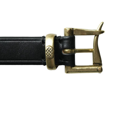 Inception Saddle Leather Fireman Belt (Black)