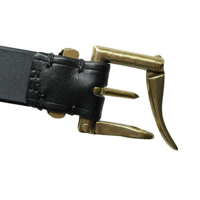 Inception Saddle Leather Fireman Belt (Black)